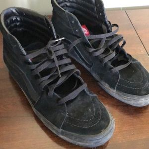 Size 12 vans all black work 3x